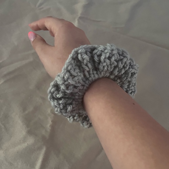 Hand Crocheted Scrunchies -Set of Three (random) - Picture 4 of 4